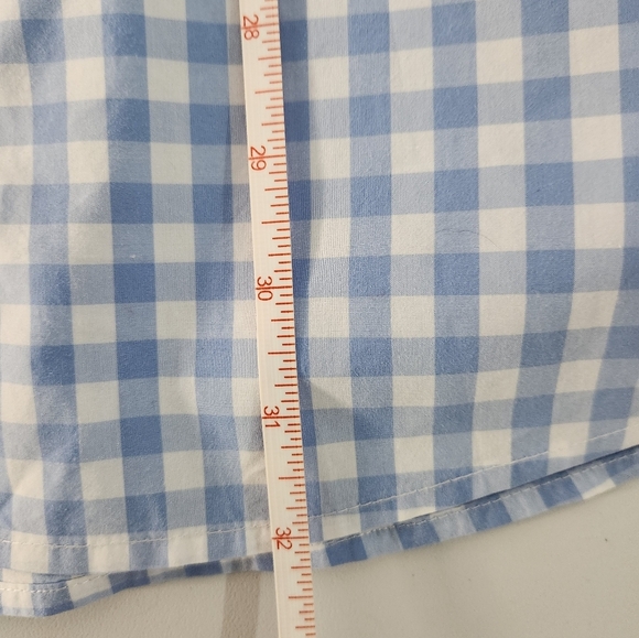 Untuckit Blue Checkered Men's Shirt, Size XXXL - Picture 7 of 7